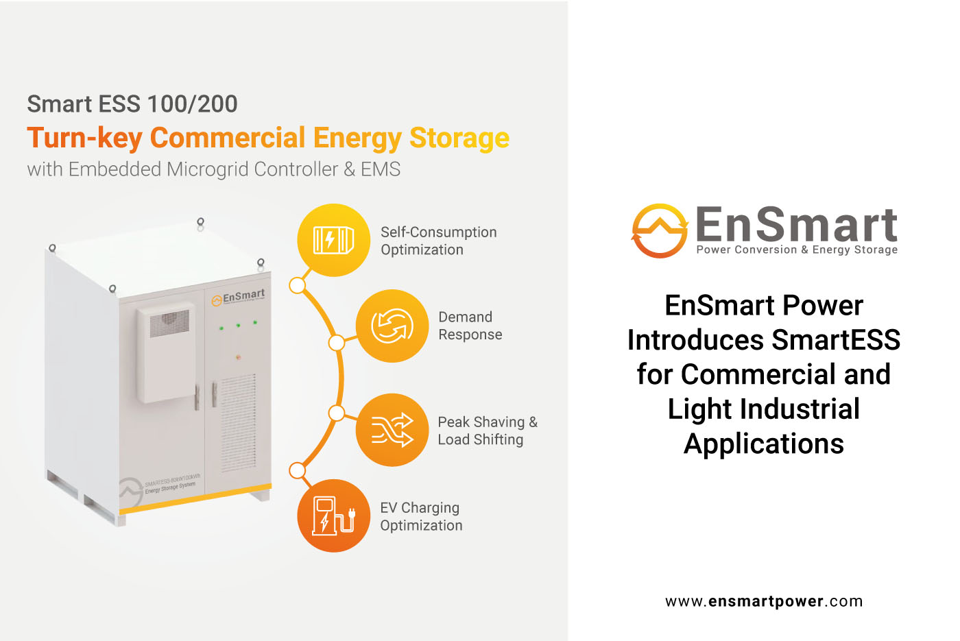 EnSmart Power Introduces SmartESS for Commercial and Light Industrial Applications